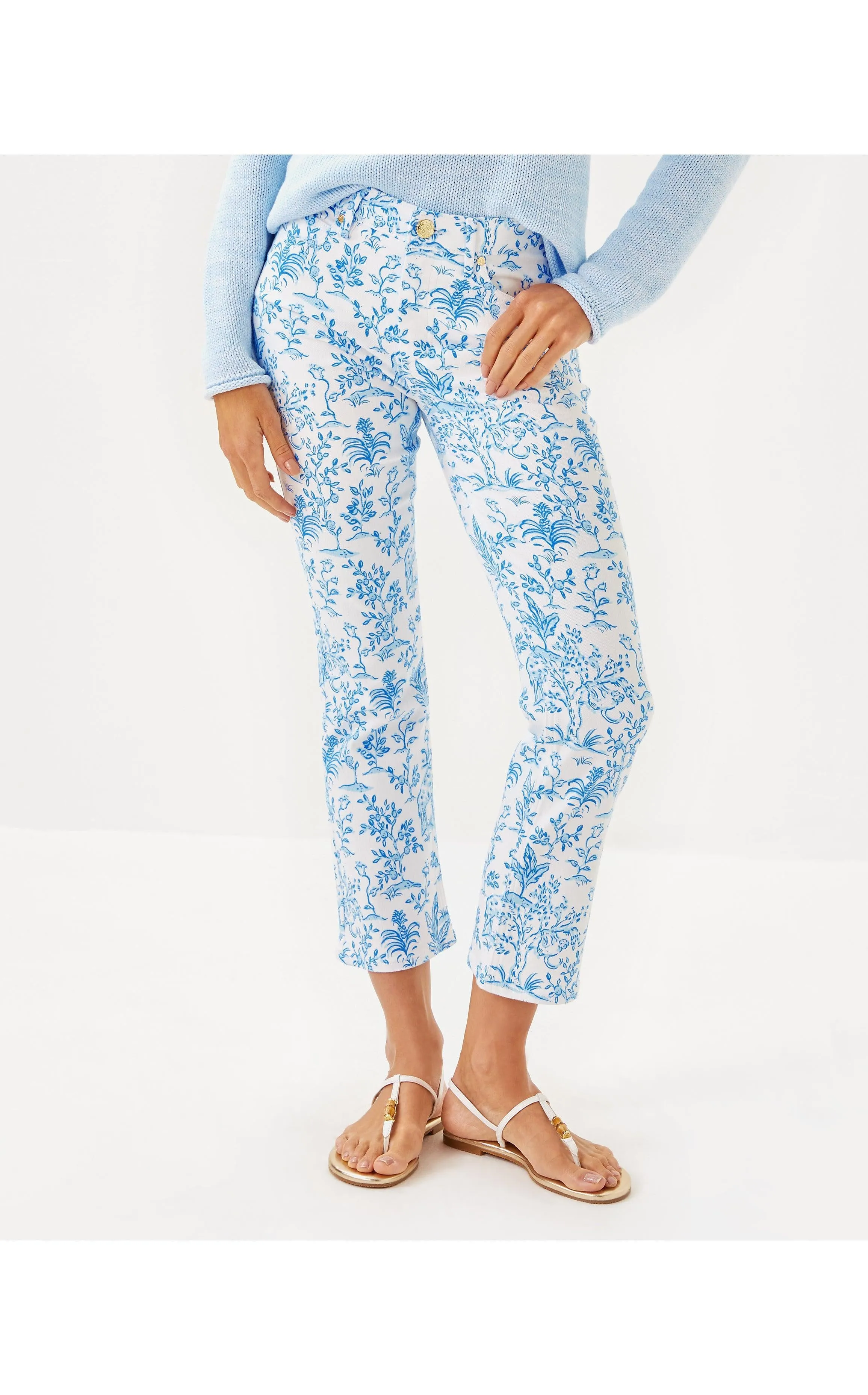 27" Annet High Rise Crop Flare Jean Tall Tales