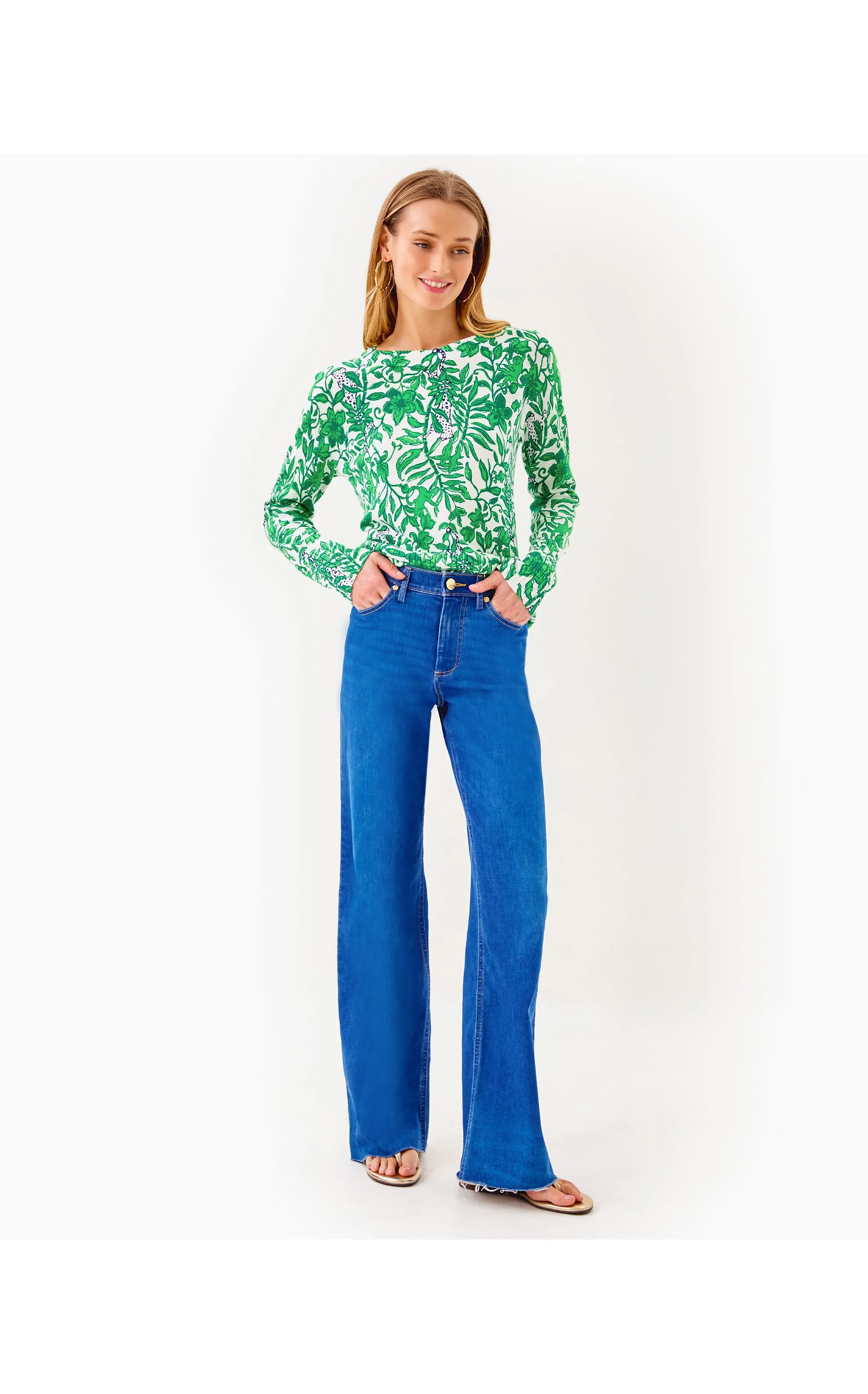33" Aniston High Rise Straight Leg Jean