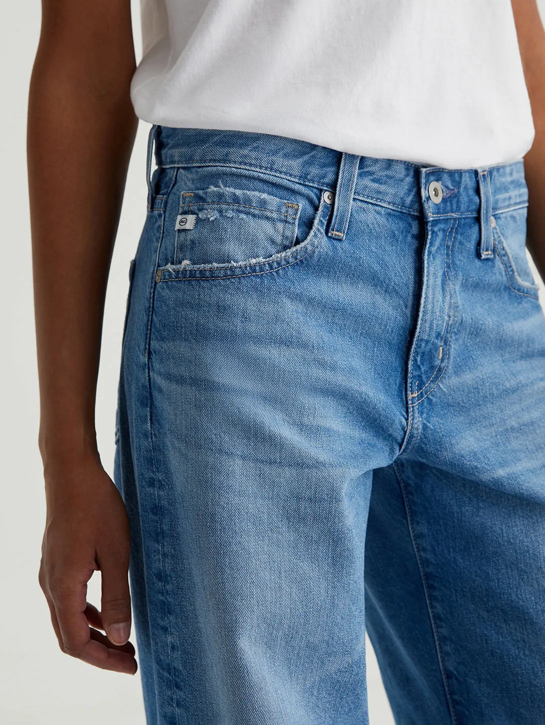 Adria Low Rise Wide Jean - Flashback