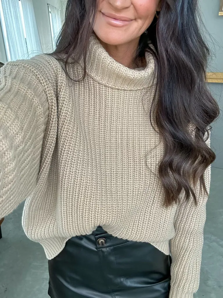 Amherst Funnel Neck Sweater by Lily and Lottie