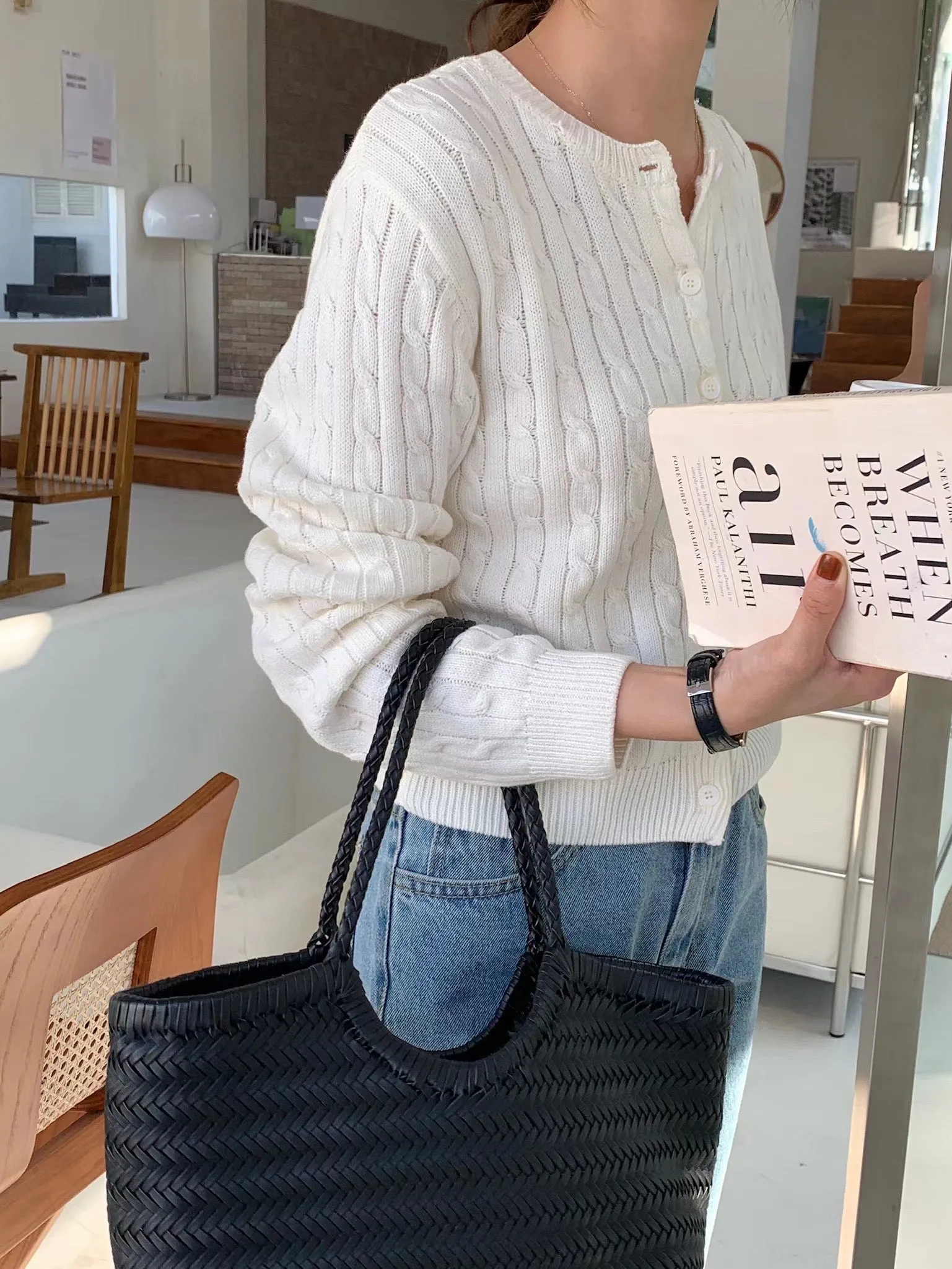Cable Cardigan