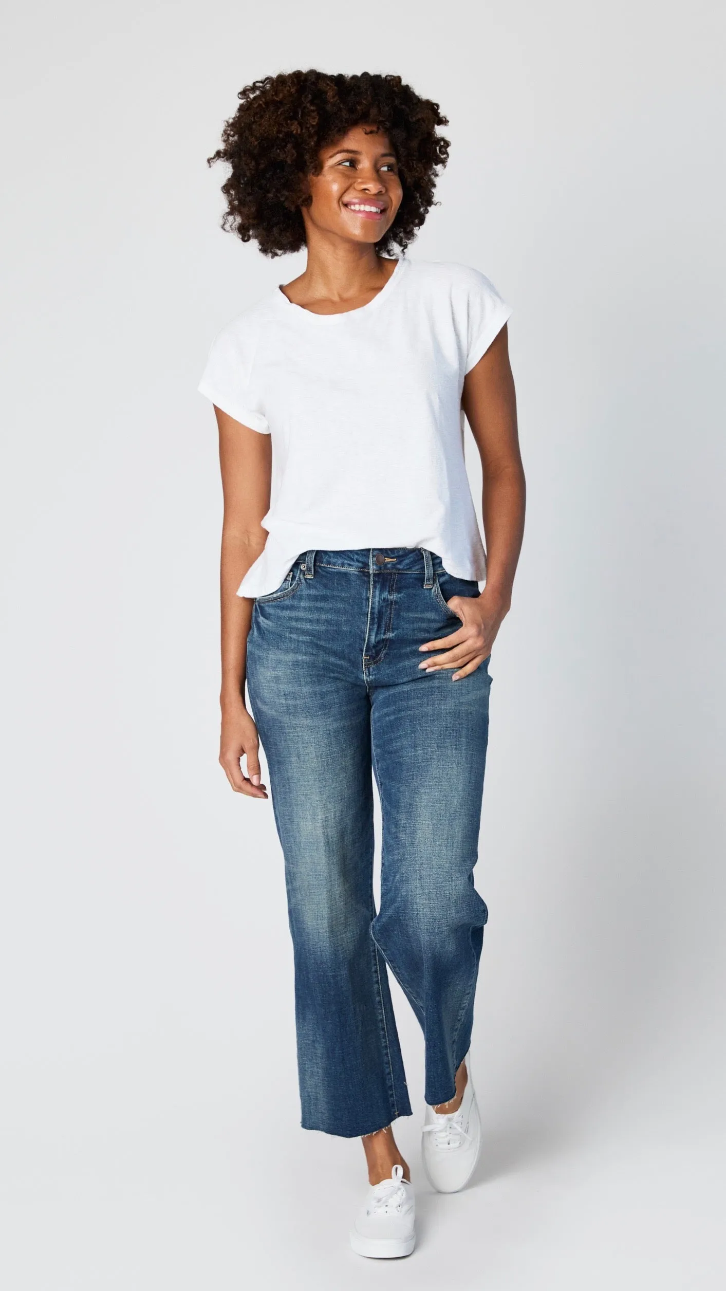 Cropped Sleeved Box Top