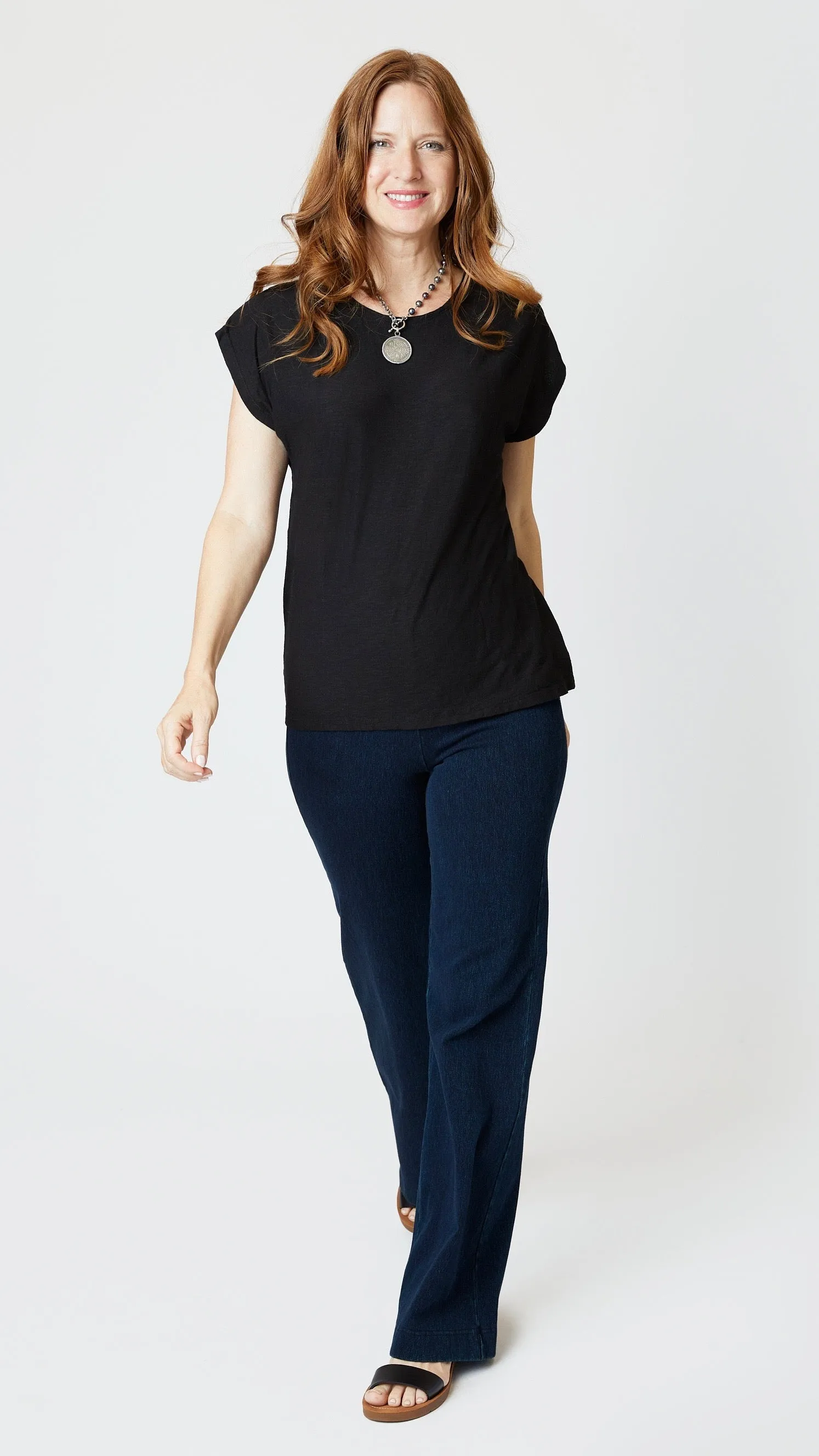 Cropped Sleeved Box Top