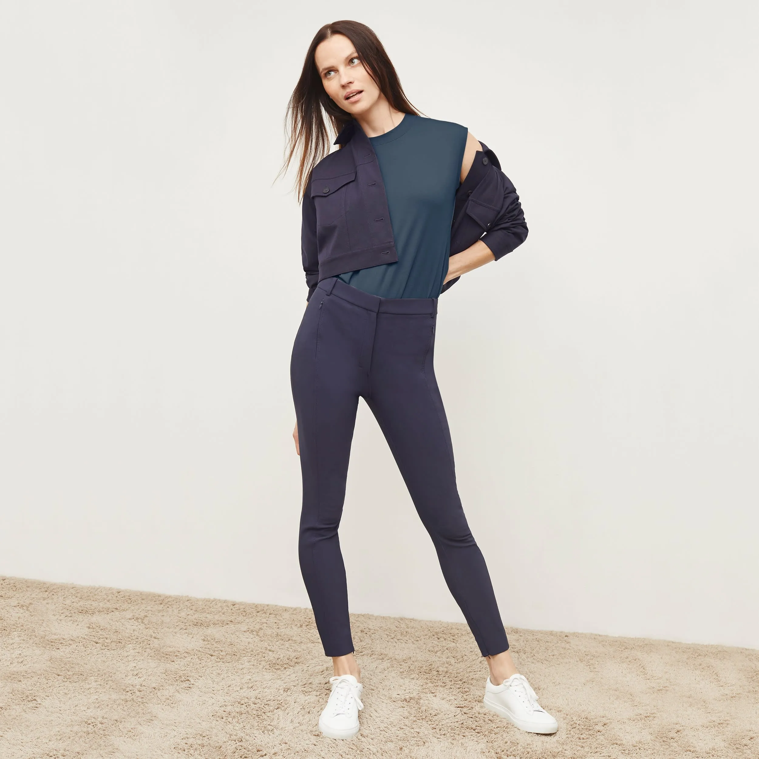 Curie Pant - PowerStretch :: Dark Navy