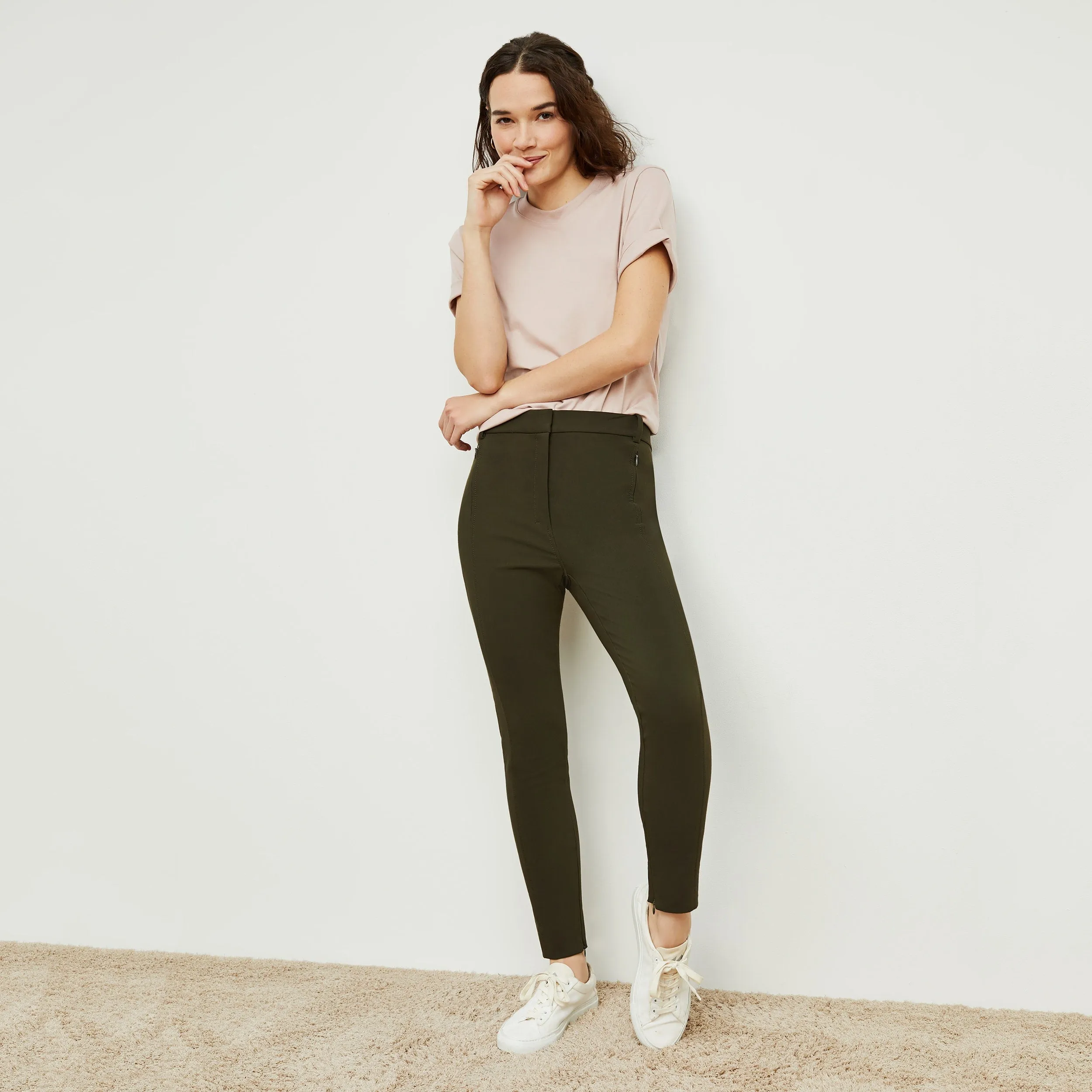 Curie Pant - PowerStretch :: Dark Olive