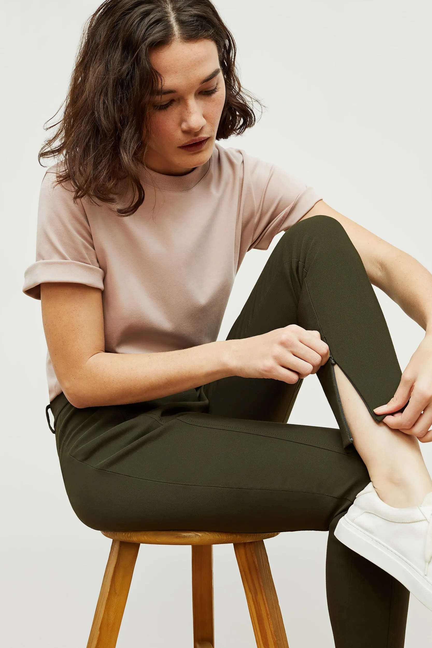 Curie Pant - PowerStretch :: Dark Olive