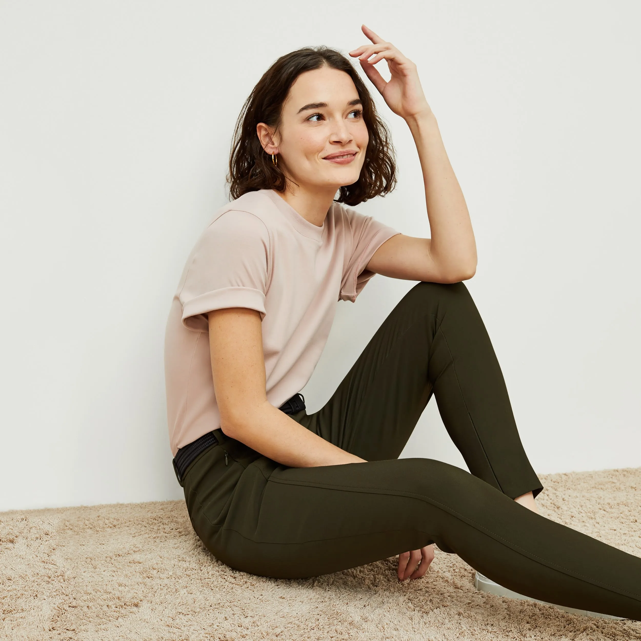Curie Pant - PowerStretch :: Dark Olive