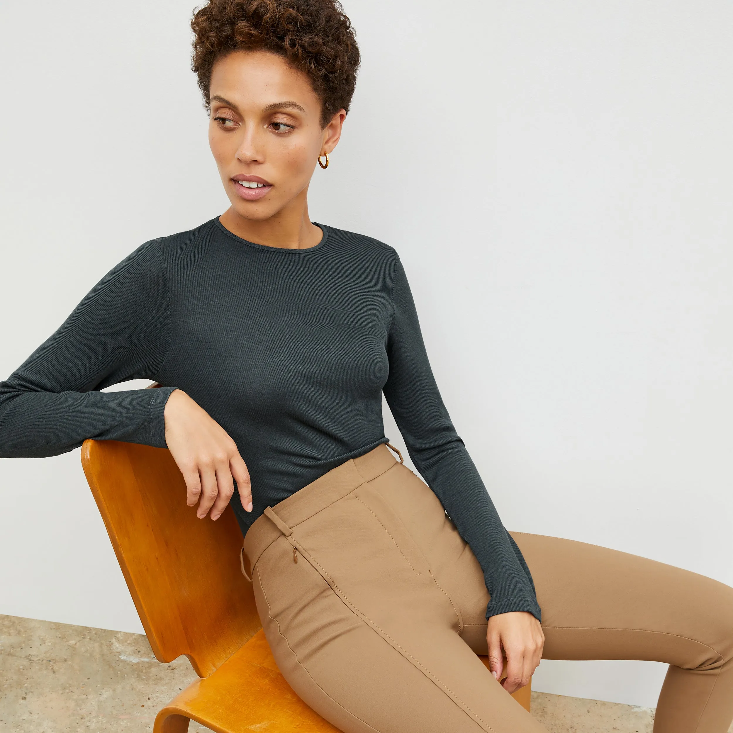 Curie Pant - PowerStretch :: Saddle