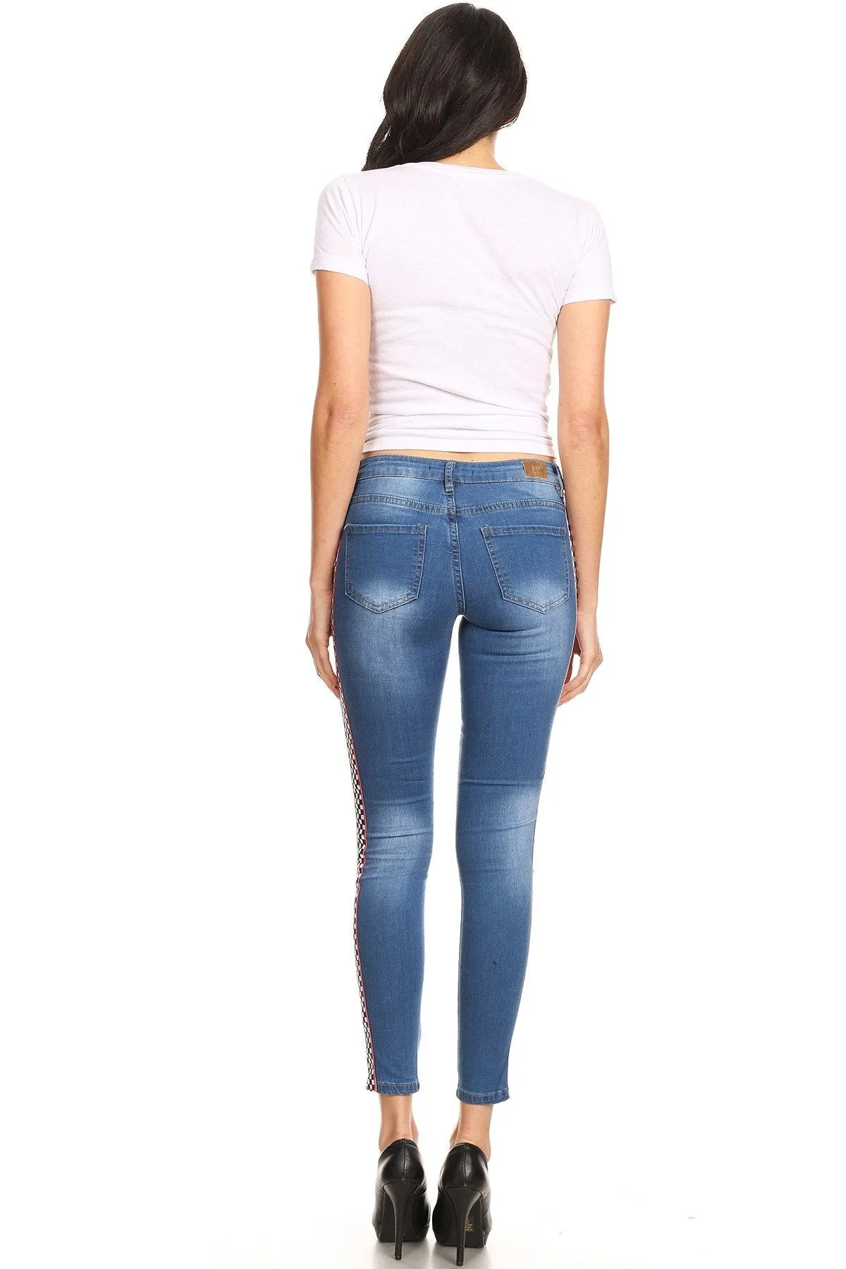 DECK ON CHECKERS JEANS