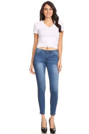 DECK ON CHECKERS JEANS