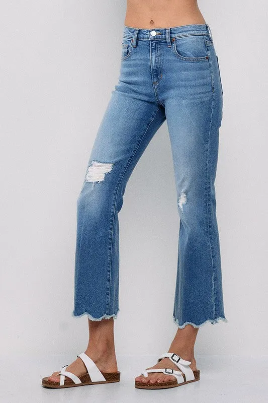 High Rise Kick Flare Jean