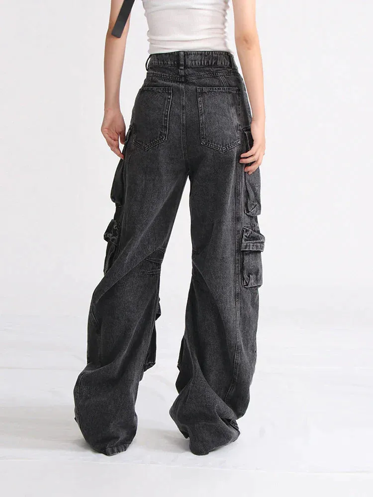 KittenAlarm - Alaya Pocket Detail Cargo Pants