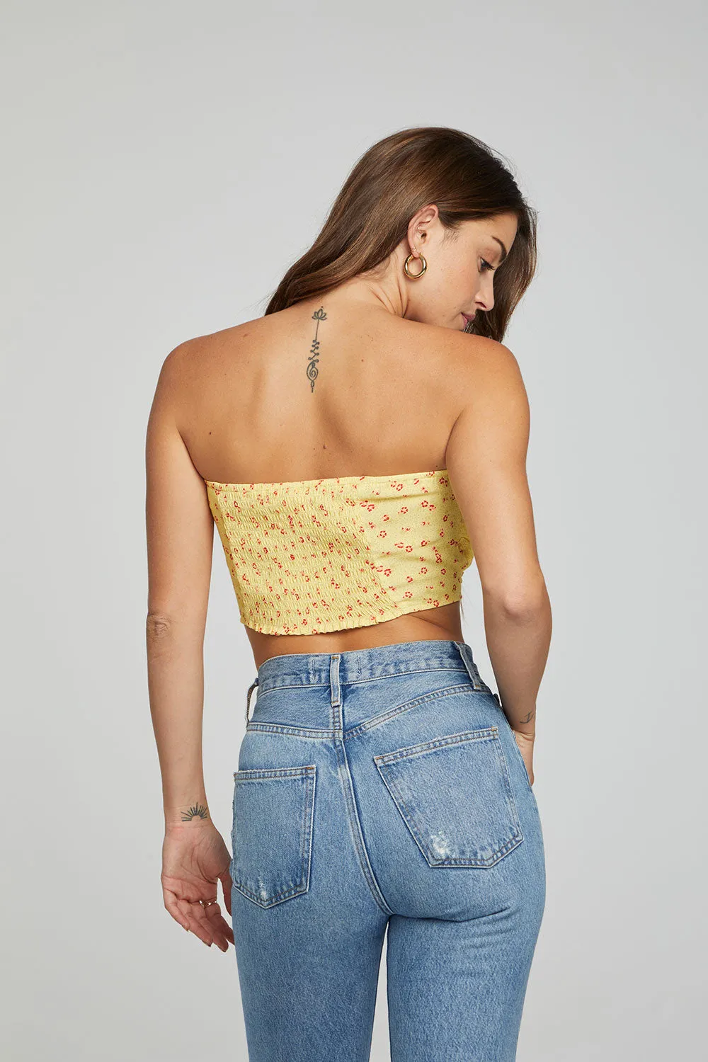 Pier Crop Top - Anise Flower