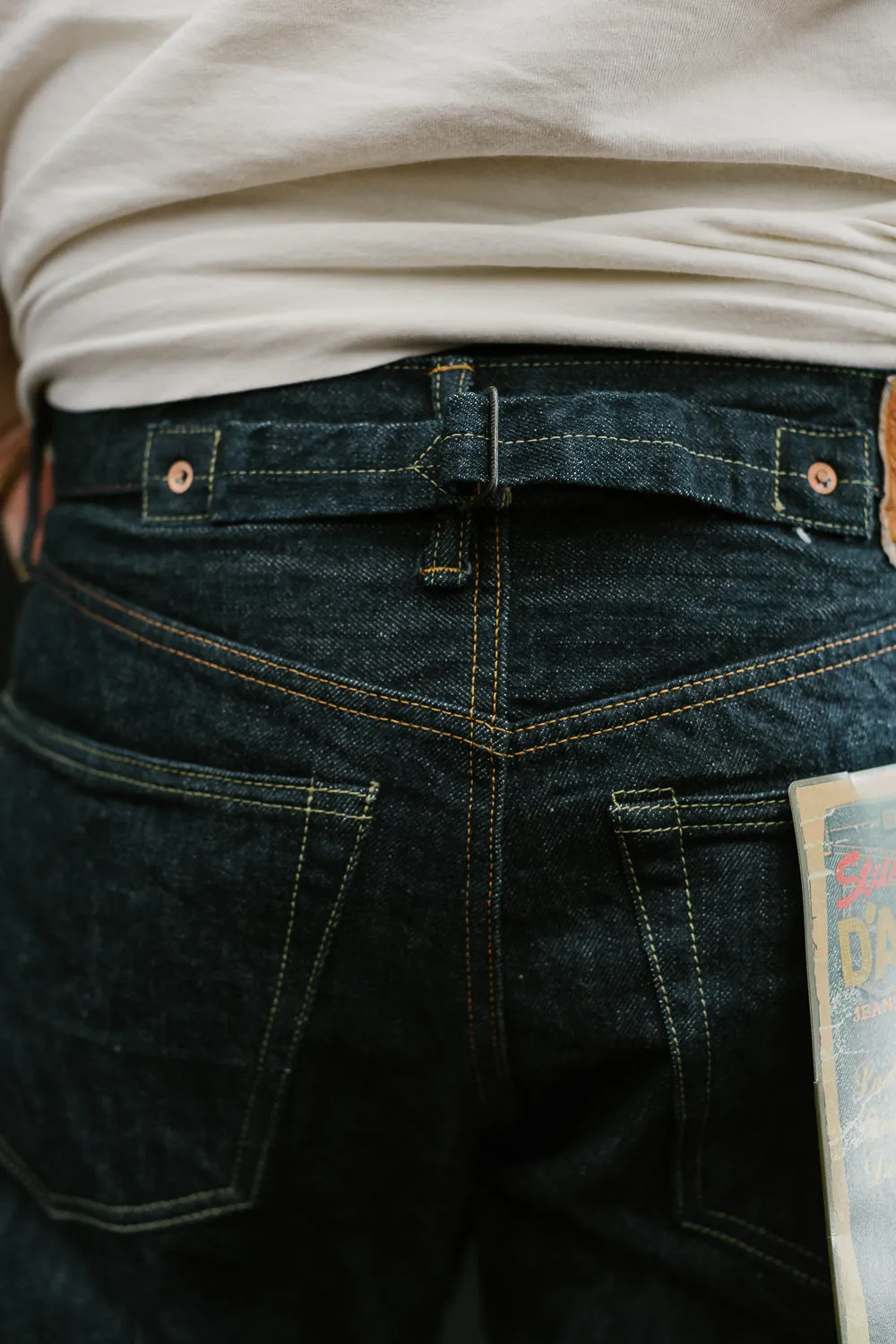 SD-D01S - 15oz "The Origin" Selvedge Jeans Regular Straight - Natural Indigo O/W