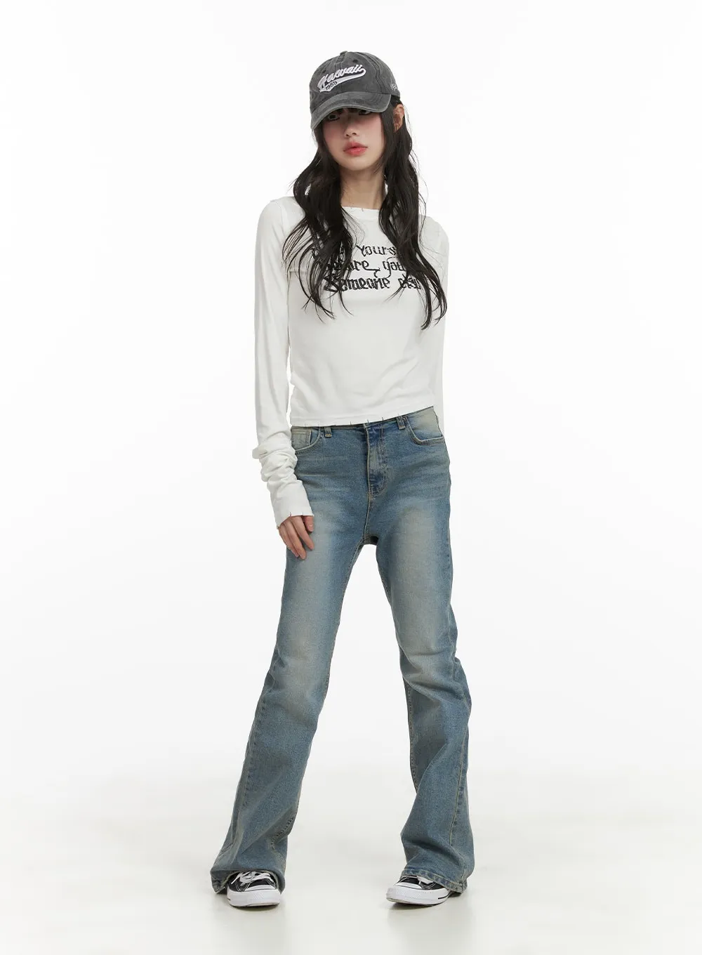Slim Fit Bootcut Jeans CA419
