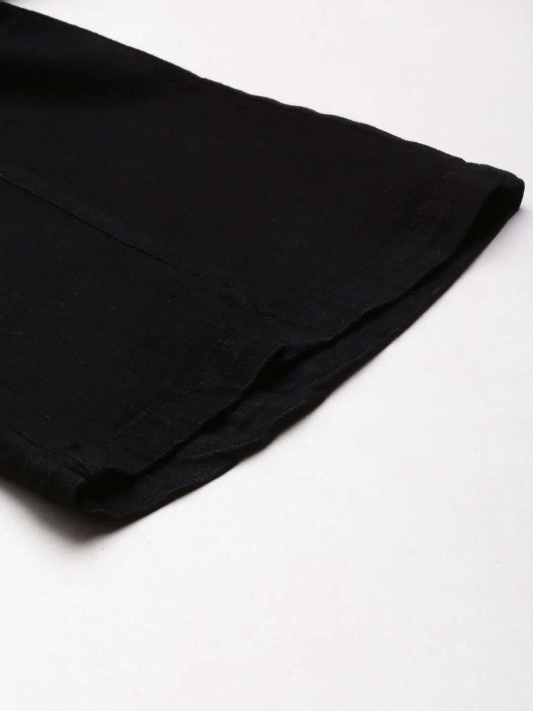 Women Black Bootcut High-Rise Denim Jeans