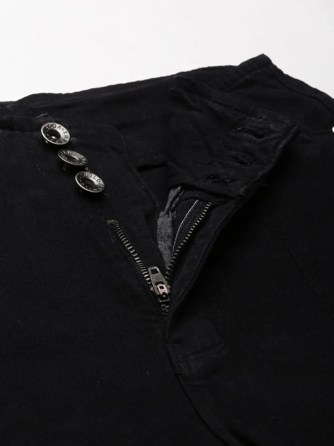 Women Black Bootcut High-Rise Denim Jeans