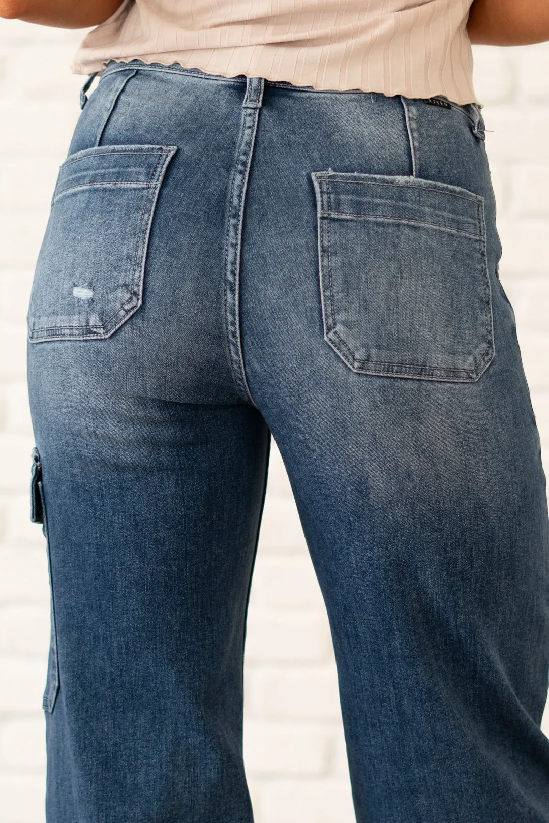 Younger High Rise Cargo Wide Leg Pants